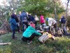 Glavno je potem seveda srečanje in poskušanje dobrot iz nahrbtnikov.